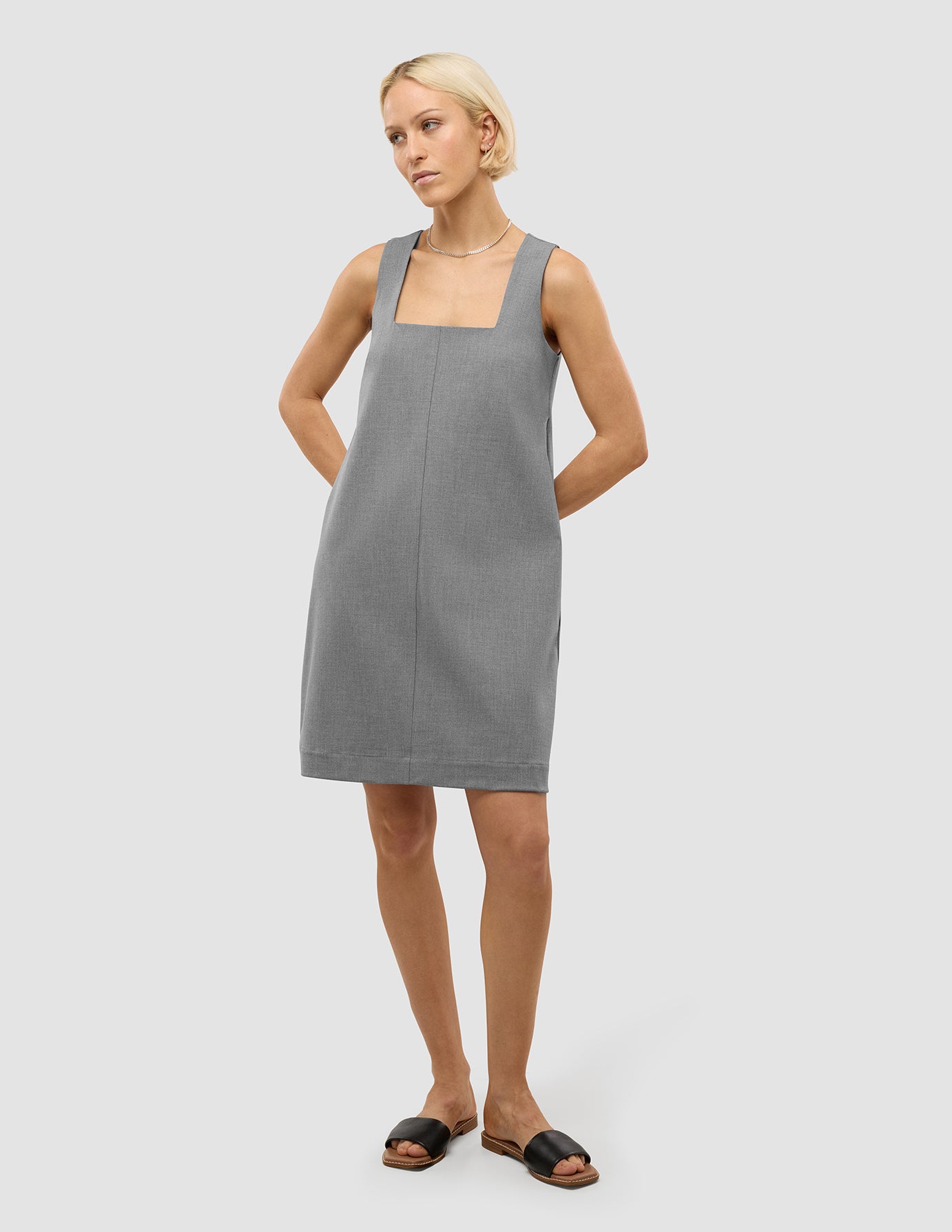 Women's Essential Spencer Dress Cloud Grey